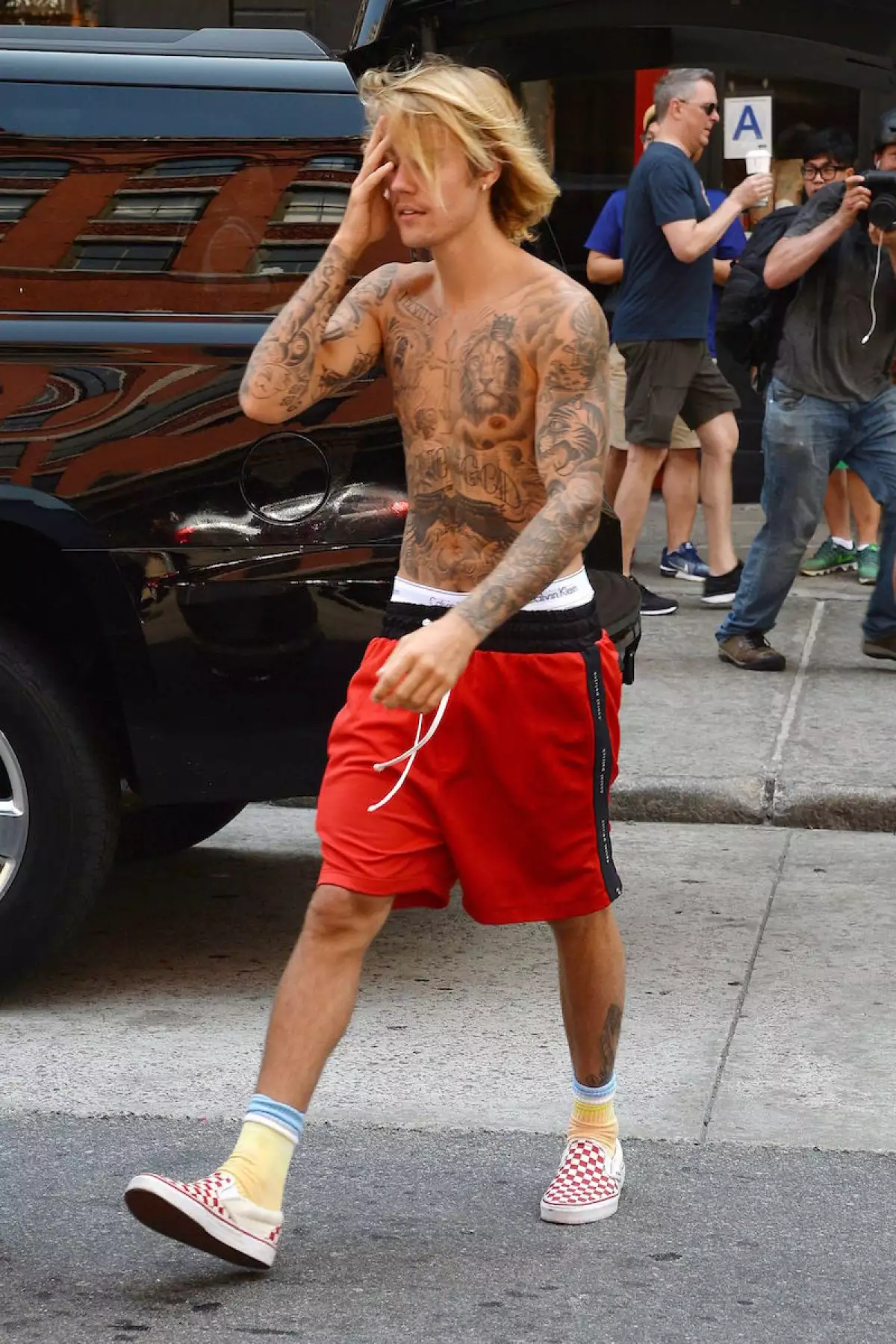 Justin Bieber out and about, New York, USA - 07 Aug 2018