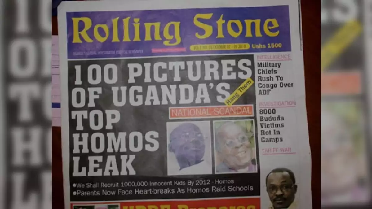 Uganda periodico Rolling Stone 100 gays