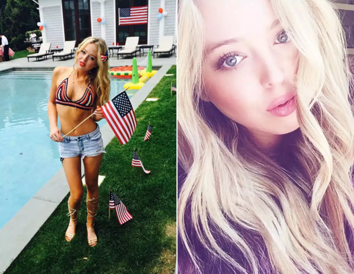 Tiffany Trump apoya la carrera política de su padre.