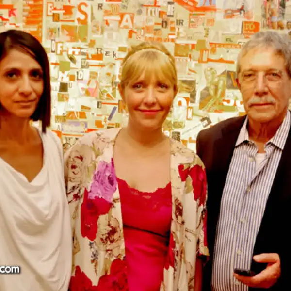 Elisa Pasquel, Claudia Tapia Castelo y Claudio Tapia