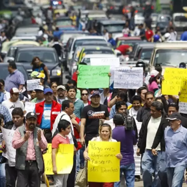 Protestas Hoy no circula