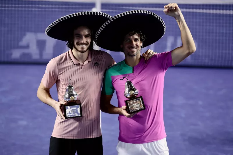 Stefanos Tsitsipas y Feliciano López