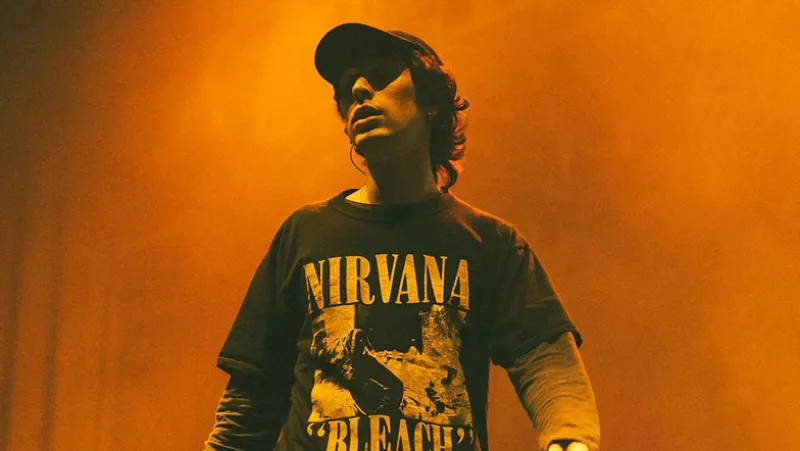 Foto del escenario principal del Vive Latino al atardecer.