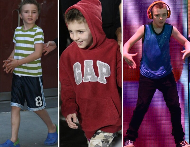 Rocco es parte del grupo coreográfico de su mamá.