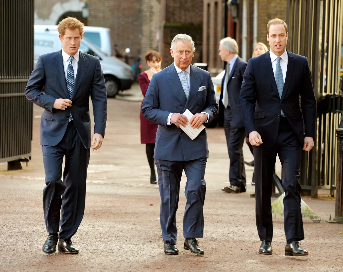 El príncipe Harry, el rey Carlos III y el príncipe William están distanciados