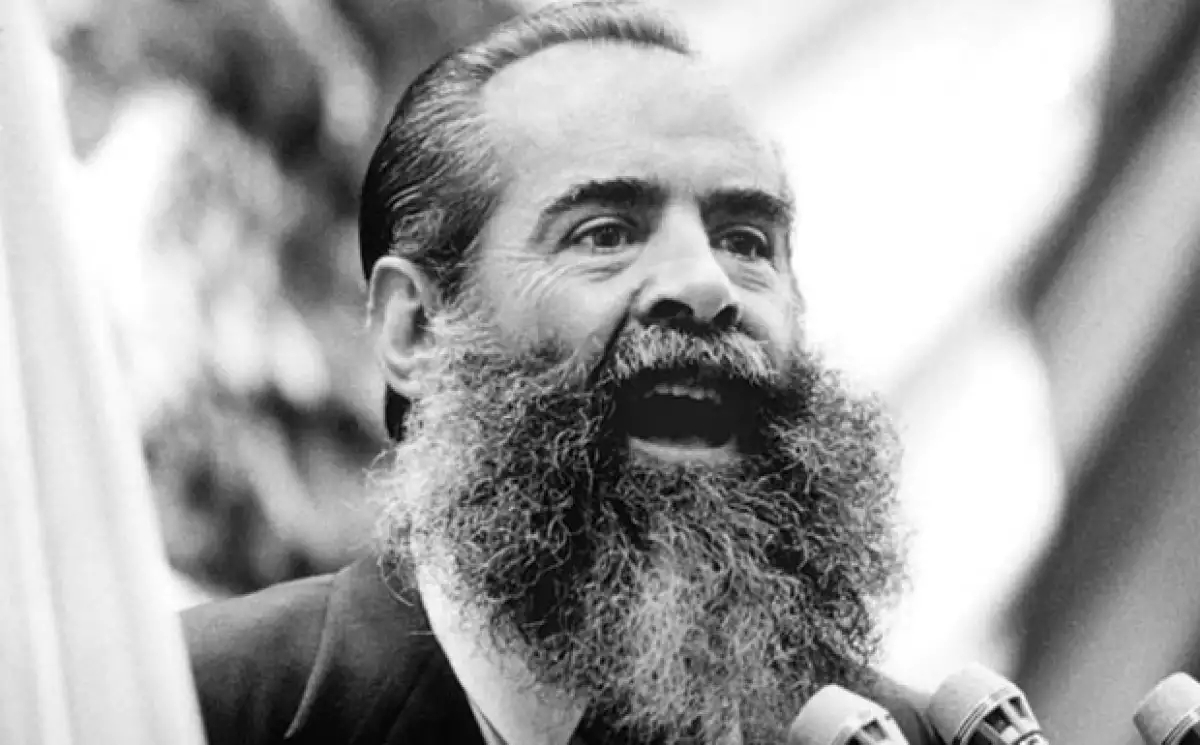 El Jefe Diego lucía así en los 80. La barba larga, según Antonio Tomás Obrador, remite a la religión o la investigación.