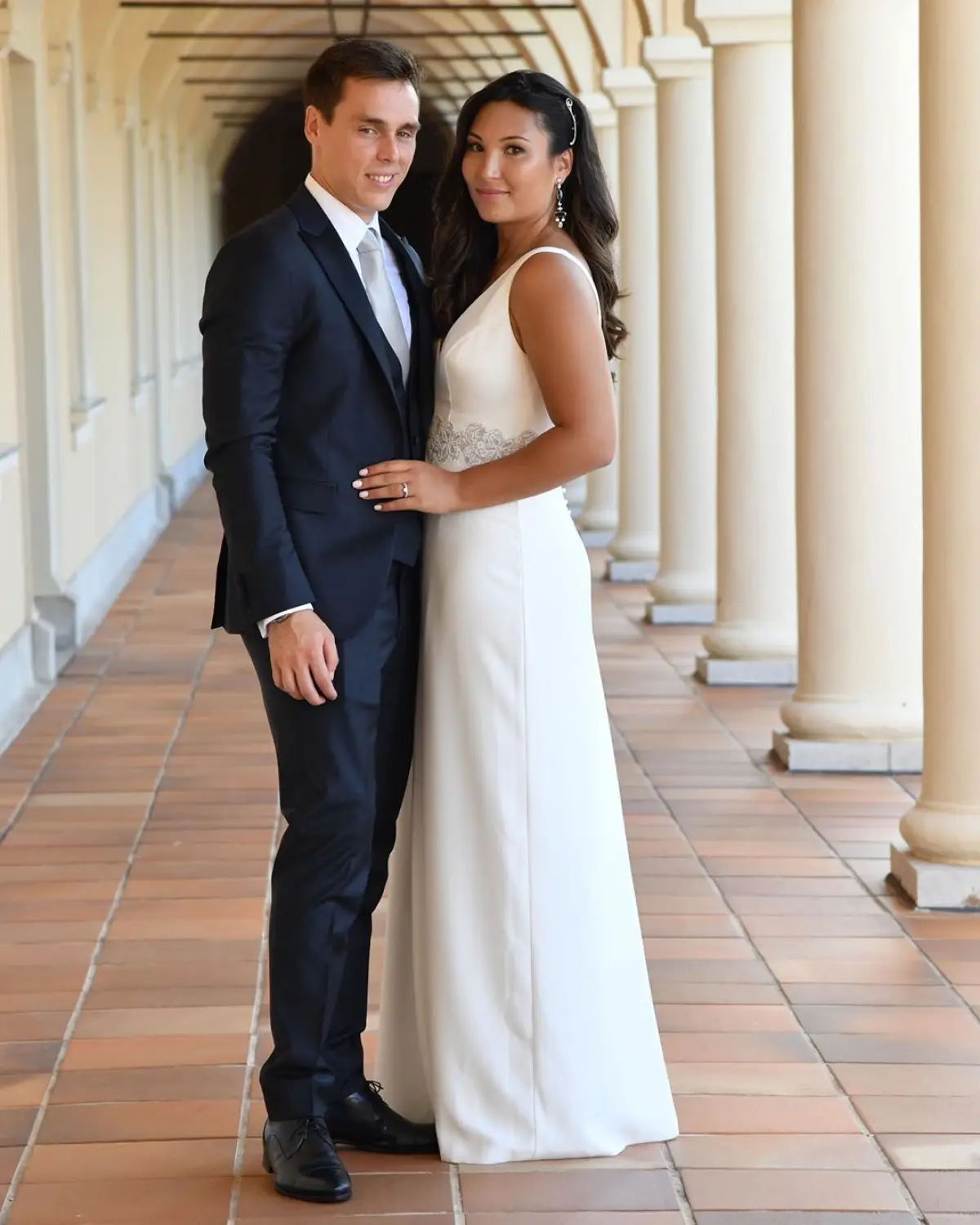 Louis Ducruet y Marie Chevallier 