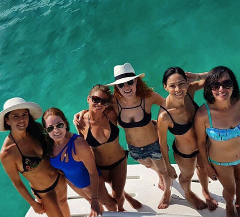 Ludwika y sus amigas demostraron su figura de envidia en bikini.