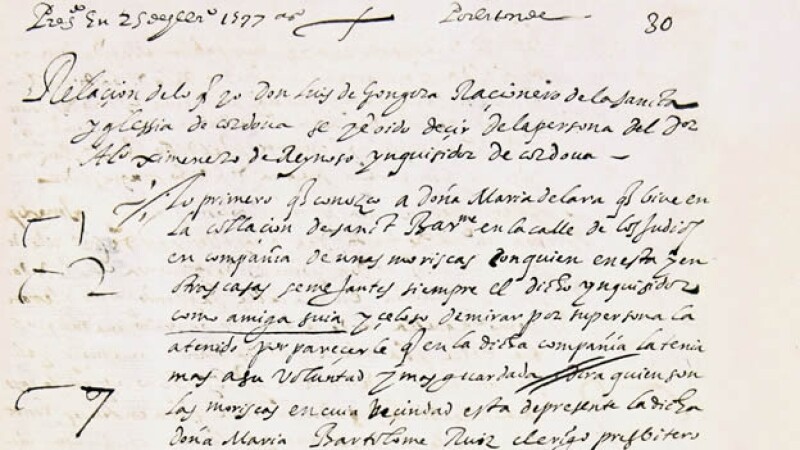 manuscrito Góngora inédito inquisición