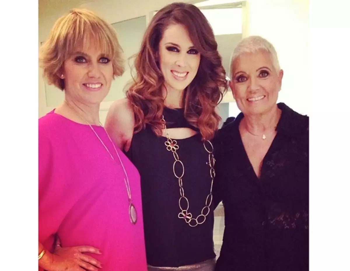 Rosa Oriol, Jacky Bracamontes y Rosa Tous.