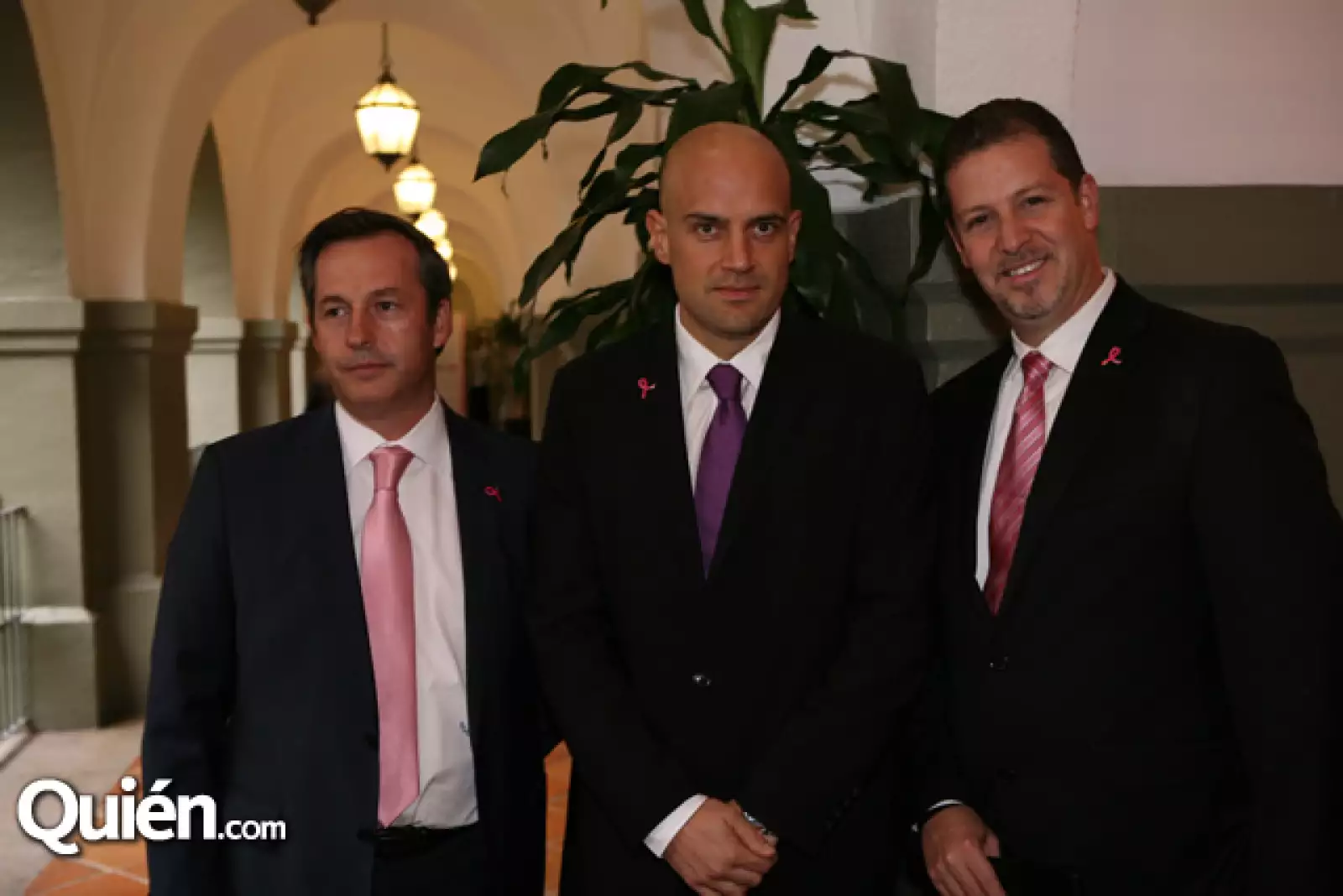 Andrés Conesa, Manuel Rivera y Juan Alanís