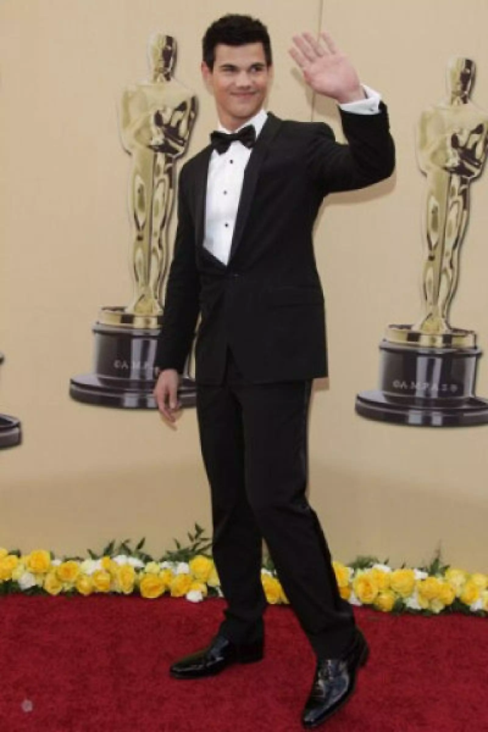 Llegando a los Premios Oscar 2010 en el Teatro Kodak en Hollywood, California.