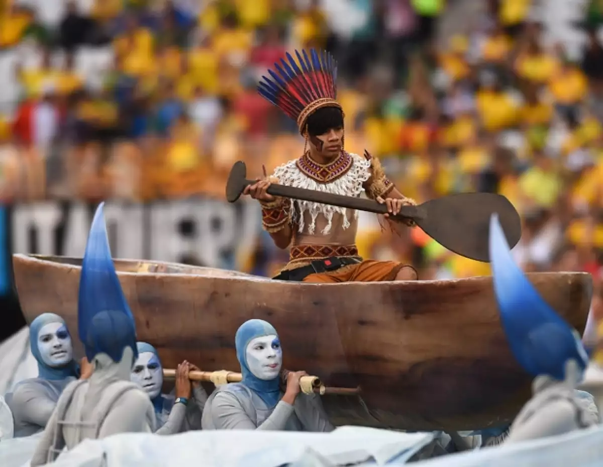 Imagen del show inaugural en Brasil.