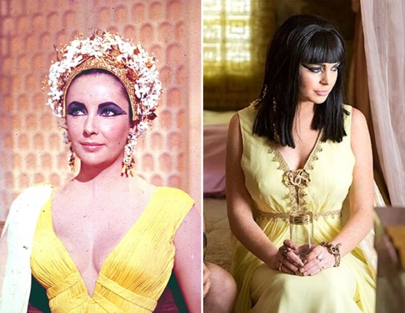 Los disfraces no pudieron ser idénticos a los de Taylor en `Cleopatra´porque Fox posee los derechos y `Liz & Dick´ fue realizada por Lifetime.