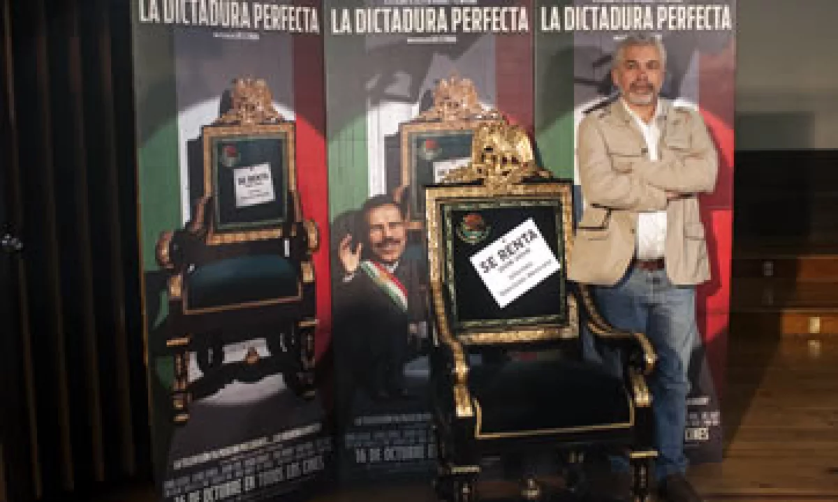 La dictadura perfecta tiene proyectado iniciar con 1,500 copias, dijo el director Luis Estrada. (Foto: Cuartoscuro )