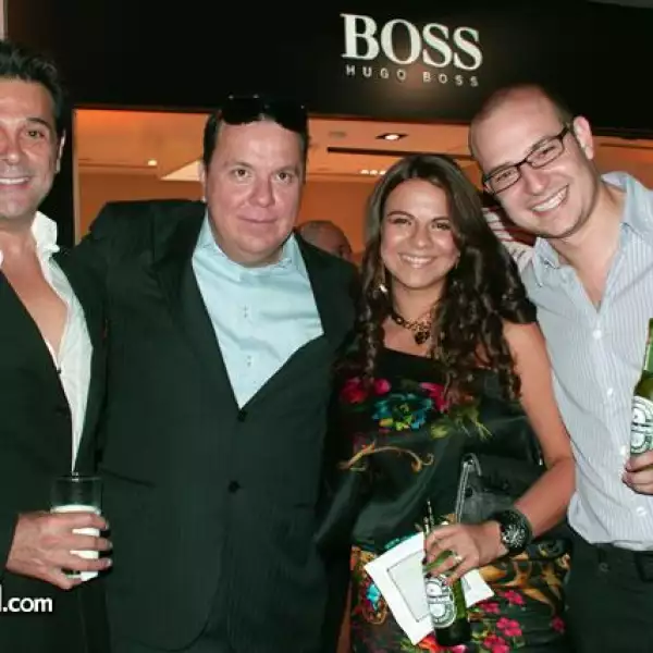 Alberto Benitta,Mr.F,Carolina de Berman y Alejandro Berman