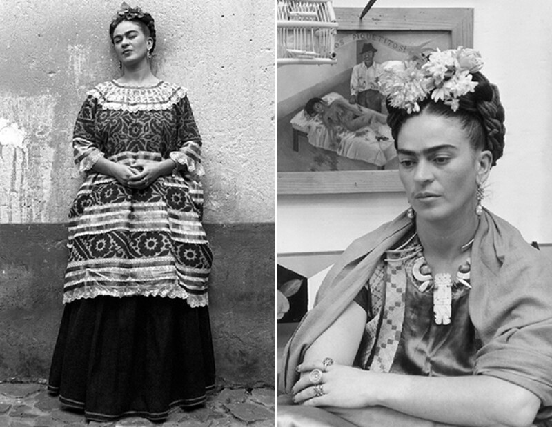 El clásico estilo de Frida Kahlo ha sido motivo de inspiración para muchos diseñadores.