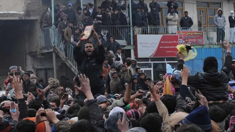afganos protestan por la quema de coran