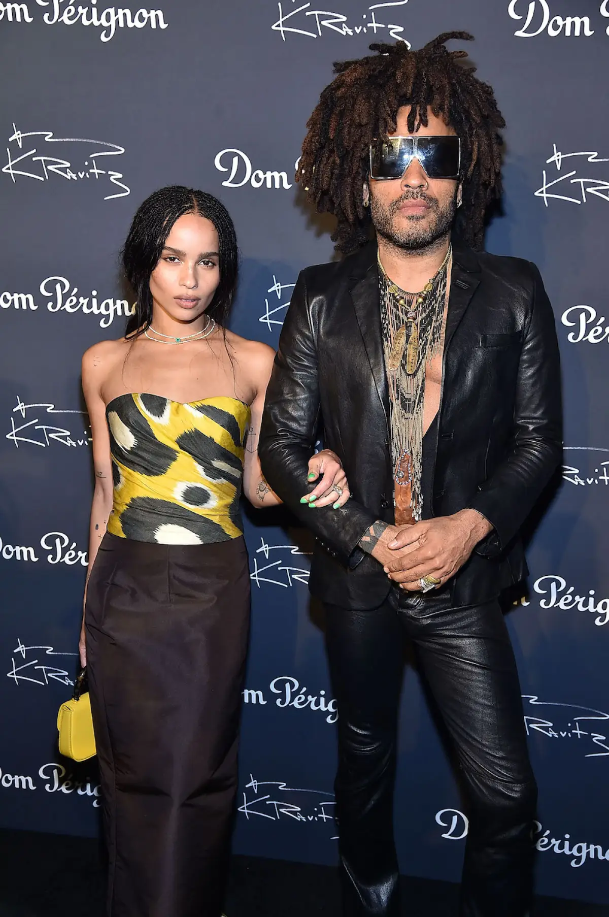 Zoë y Lenny Kravitz 