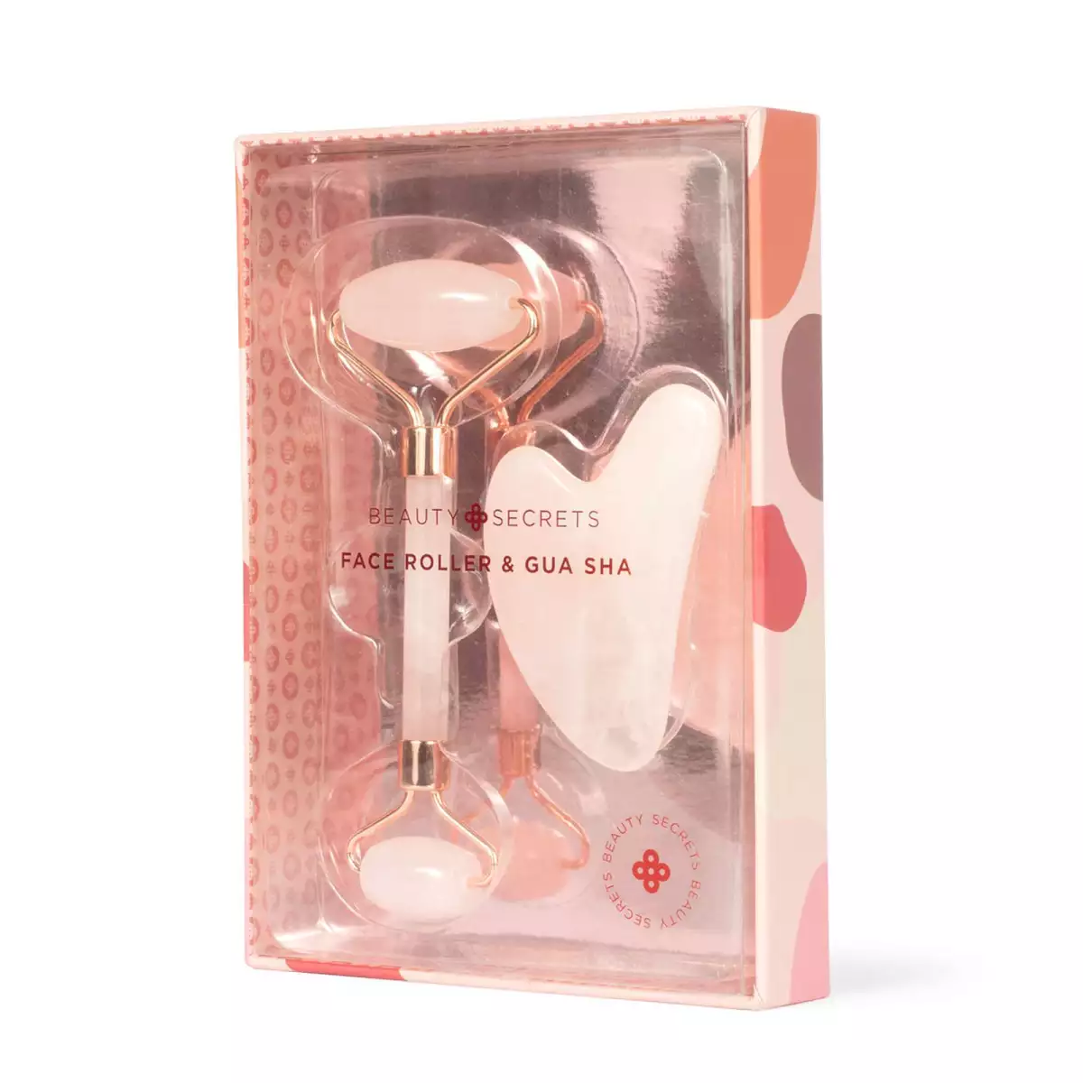 
JUEGO DE RODILLOS FACIALES DE CUARZO ROSA Y GUA SHA