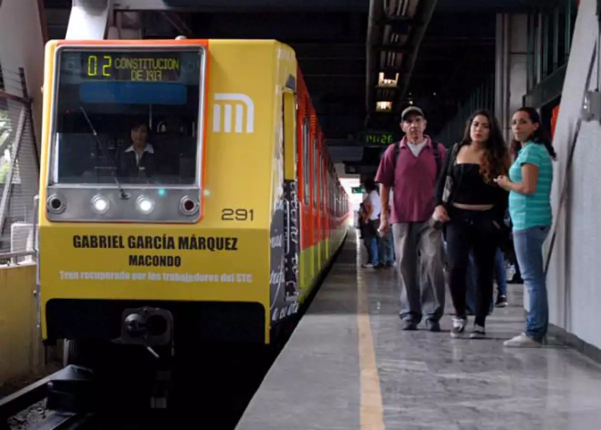 Metro recuperado con nombre de 'Gabo'