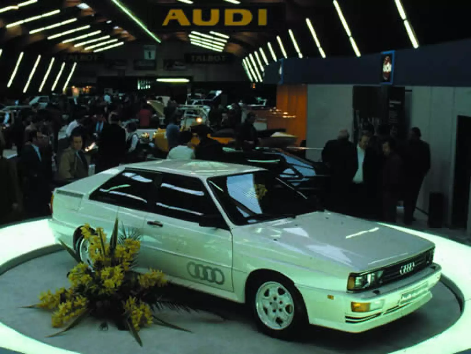 En 1980 se presentó el primer Audi Quattro en el Auto Show de Ginebra.