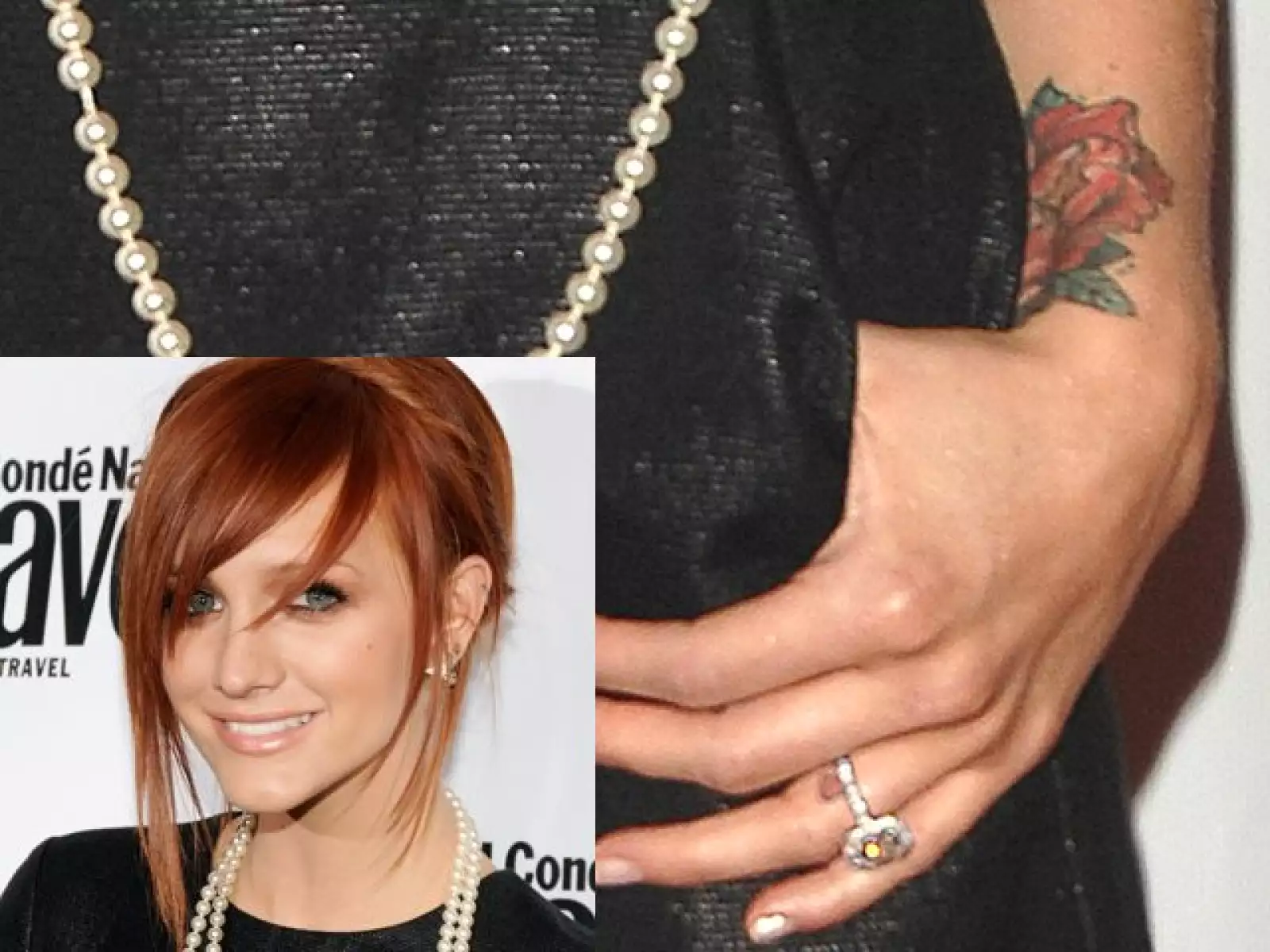 Pete Wentz le dio a Ashlee Simpson un anillo de compromiso de cuatro quilates.