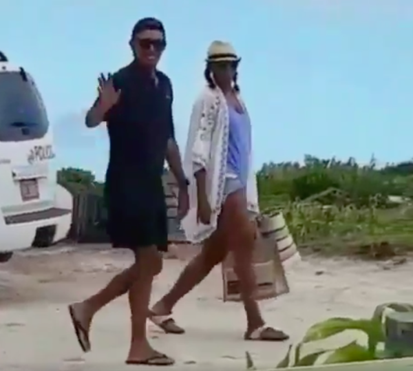 Michelle y Barack Obama de paseo en el Caribe.