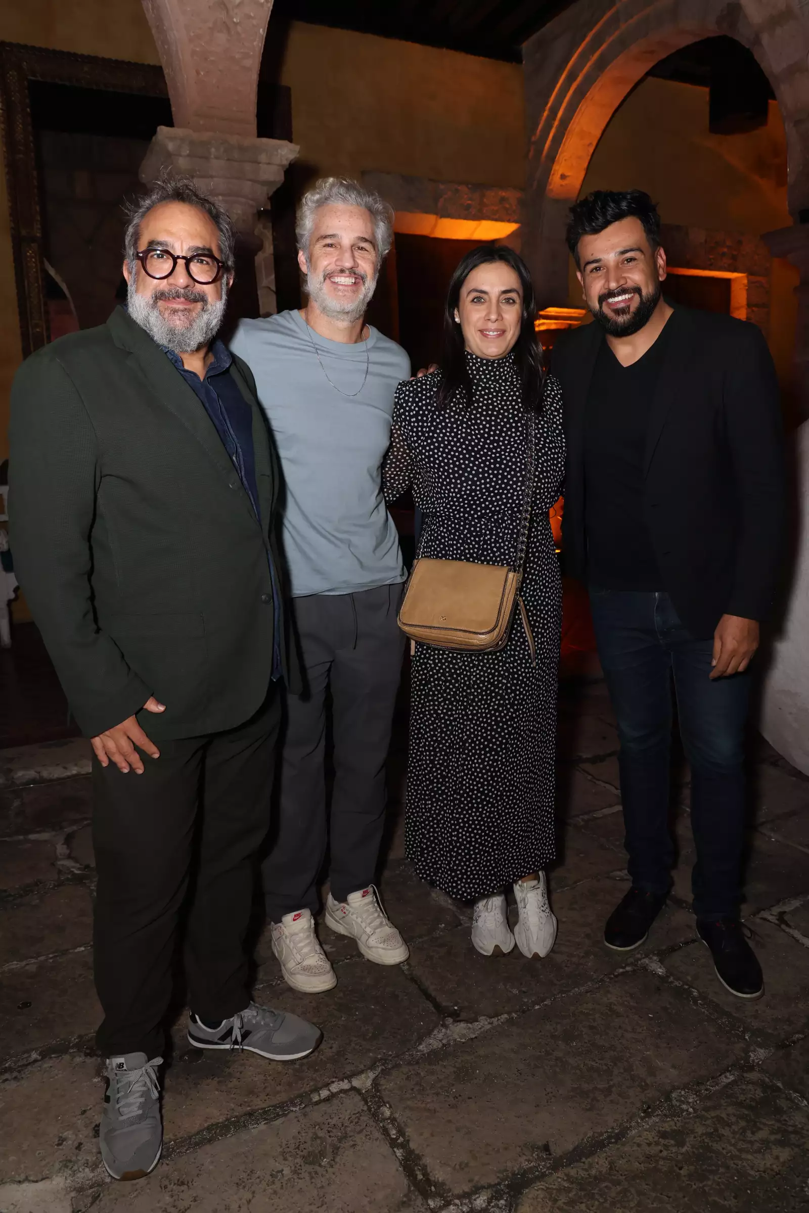 Eugenio Caballero, Juan Pablo Medina, Ximena Urrutia y Rolando M