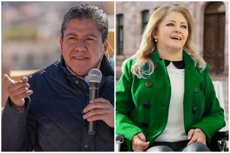 David Monreal y Claudia Anaya son los punteros en las encuestas en la contienda por la gubernatura.