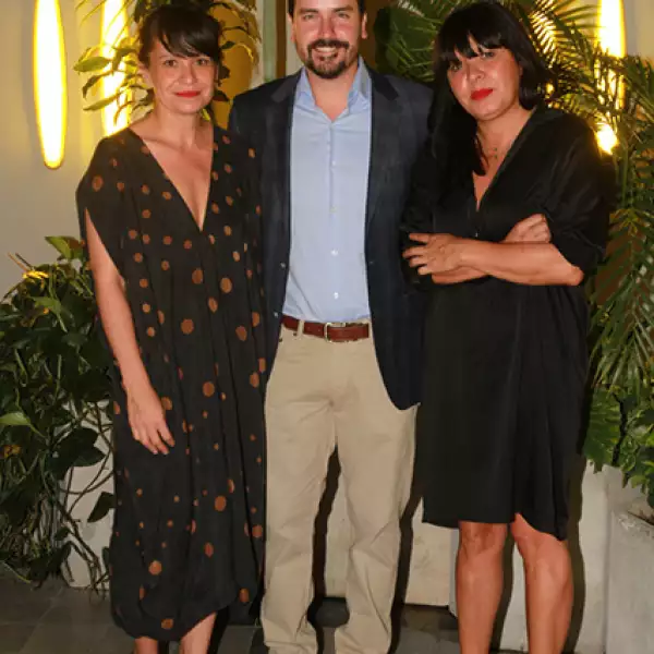 Renata Franco, Hans Backhoff Guerrero y Julia Franco