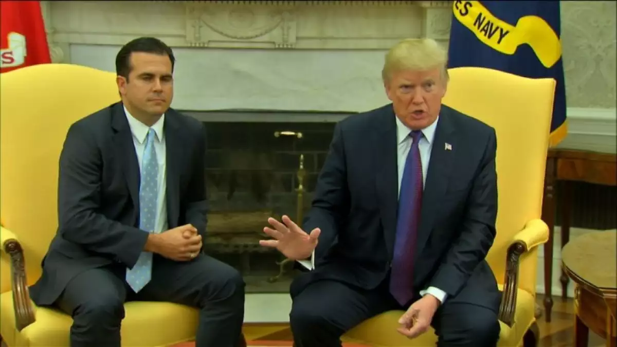 Así es como Donald Trump puso en aprietos al gobernador de Puerto Rico