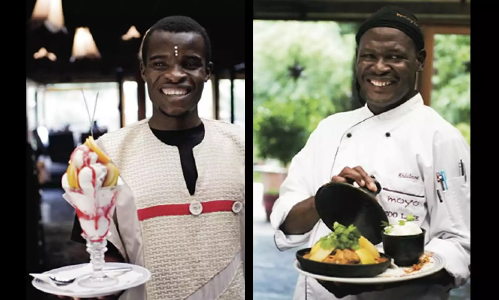 Los meseros ofrecen lo mejor de la casa a los visitantes, desde un platillo recién preparado hasta el postre. Todo aquí representa un sabor único.