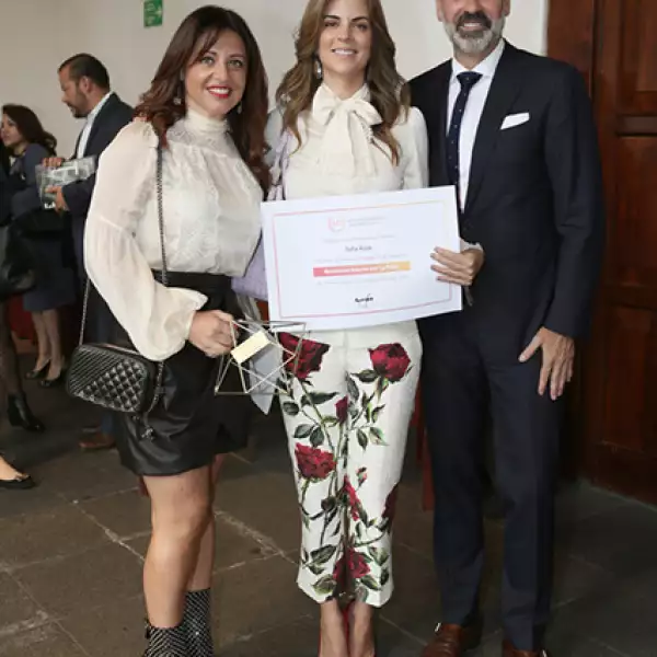 Olga Hanono, Sofía Aspe, Miguel Ángel Moratinos