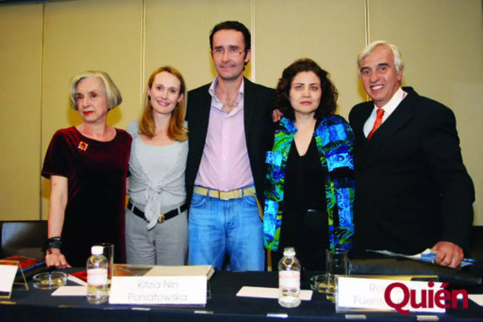 Patricia Rodríguez, Kitzia Nin Poniatowska, Diego Gómez Pickening, Rossana Fuentes Beráin, Gerardo Martínez
