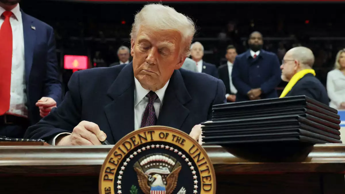Inauguration ceremony for Trump's second presidential term