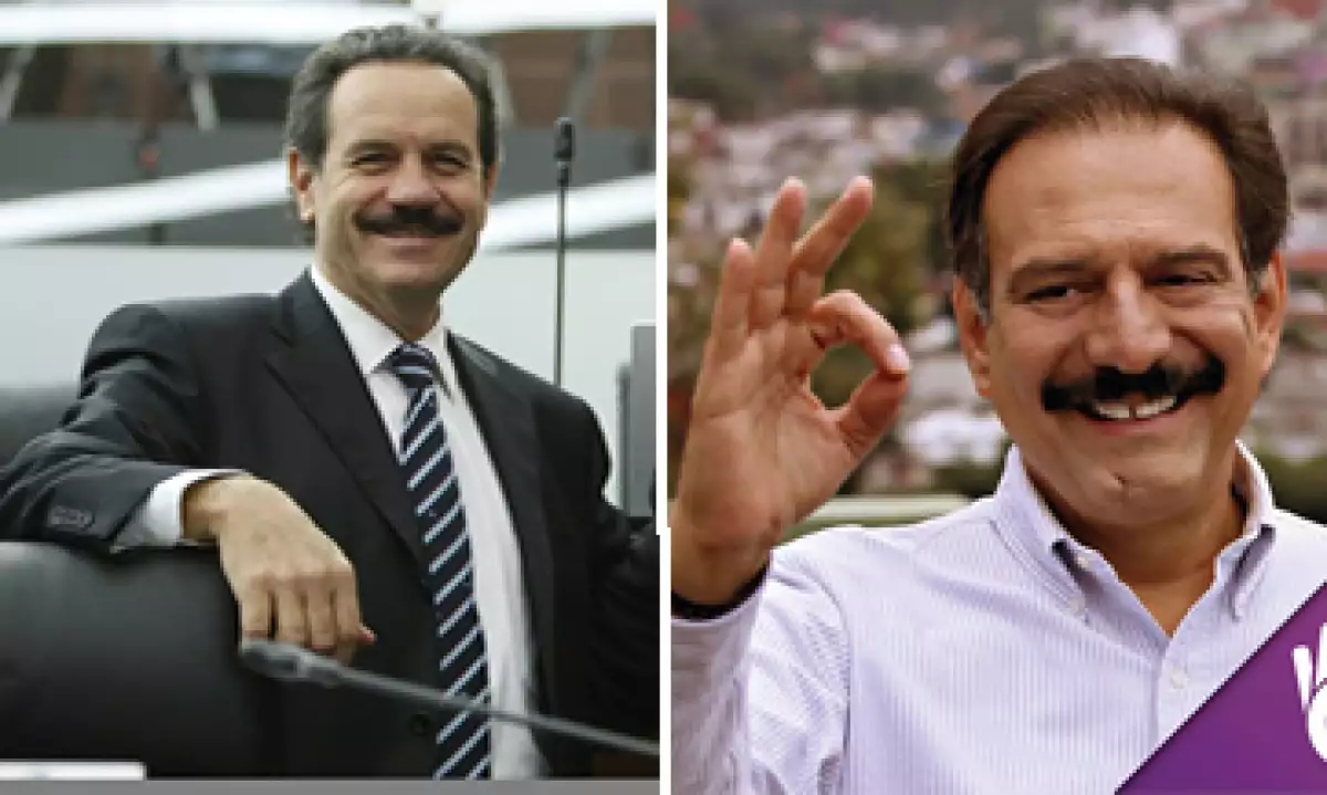 Juan Bueno Torio (izq) y Miguel Moreno Brizuela esperan el aval del instituto local para ser los candidatos independientes del estado. (Foto: Especial)