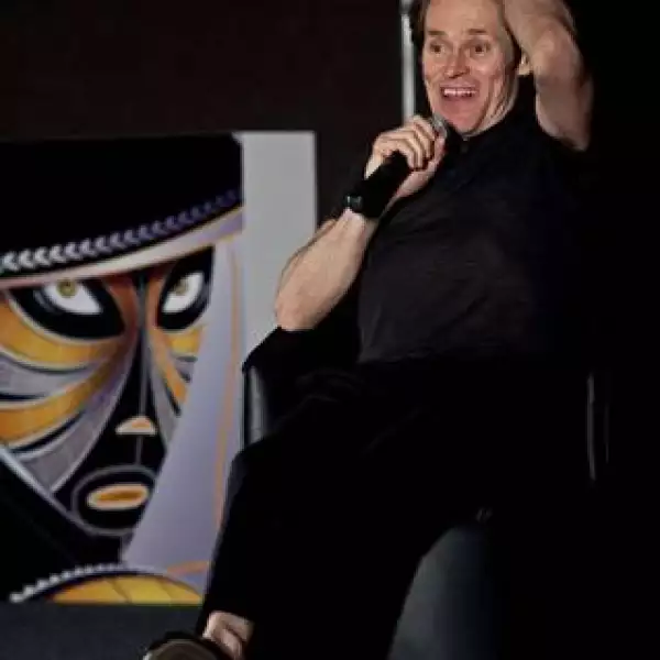Willem Dafoe en el Master Class dentro del marco de actividades del 26 Festival Internacional de Cine de Guadalajara. Guadalajara México