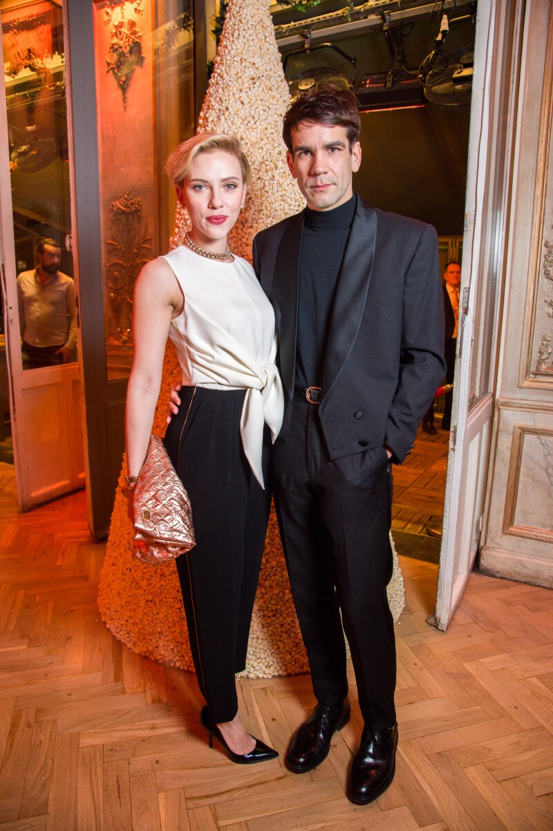 Scarlett Johansson y Romain Dauriac