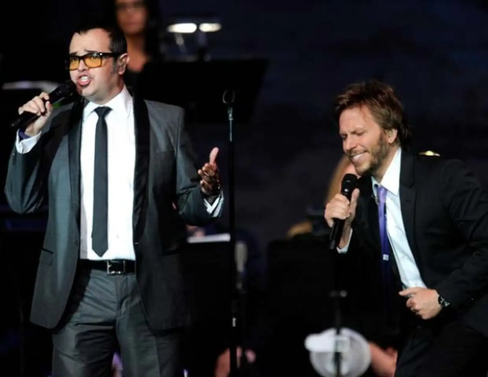 Noel y Aleks también deleitaron al tenor.