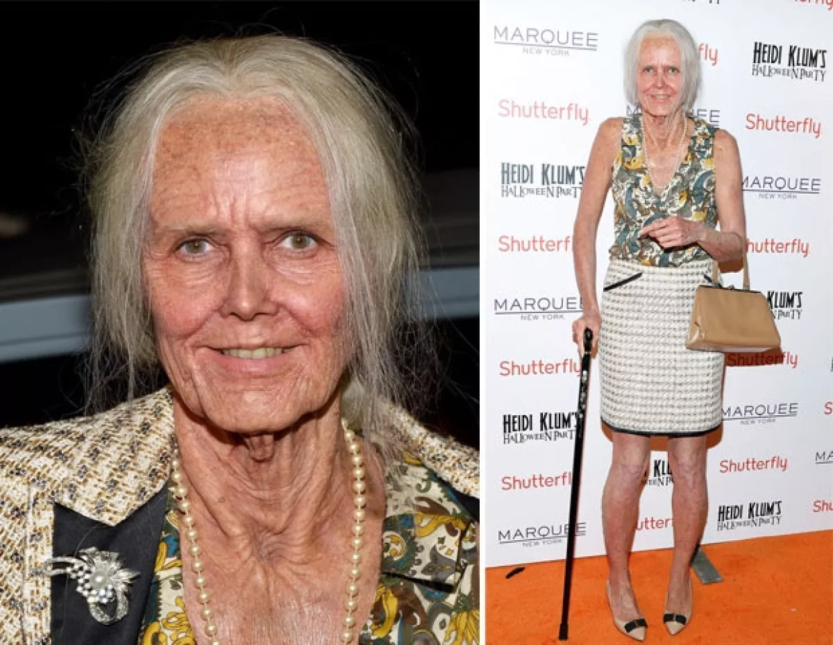 Heidi Klum decidió este año ser una viejita.