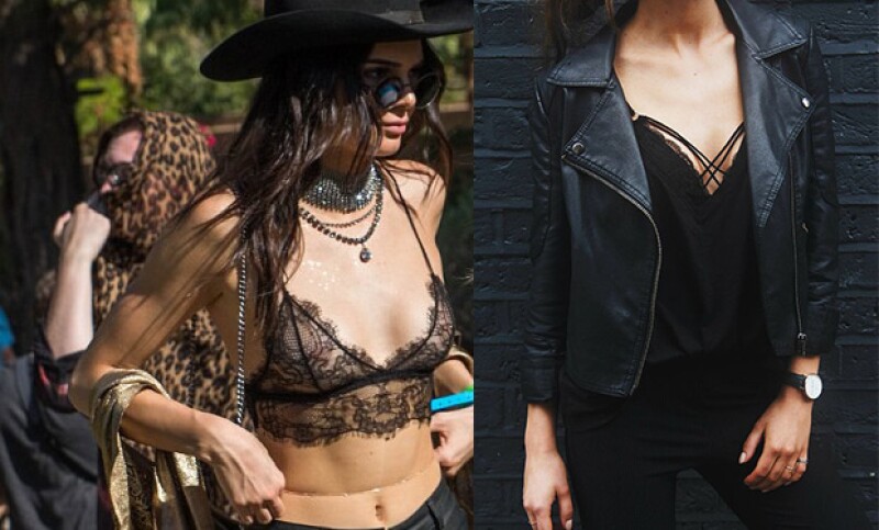 Kendall también utiliza este estilo, como en Coachella 2016.