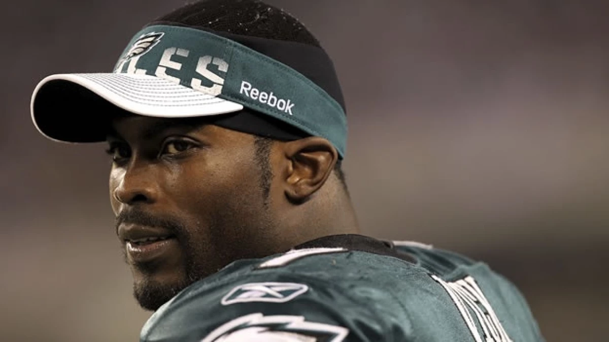 Michael Vick tras un juego contra Dallas