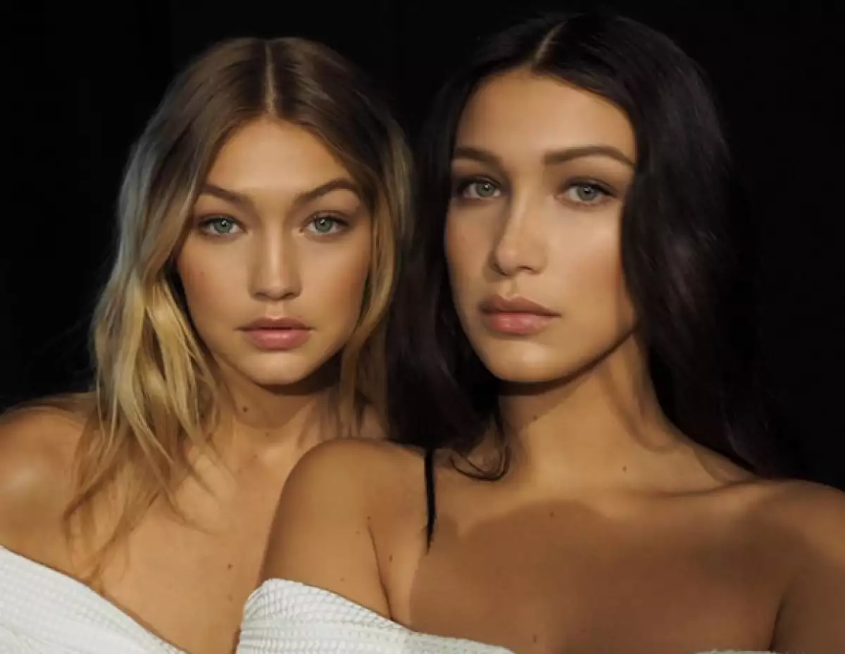 En su Instagram, la make up artist Pat McGrath subió una foto del beauty look con las hermanas Gigi y Bella Hadid.