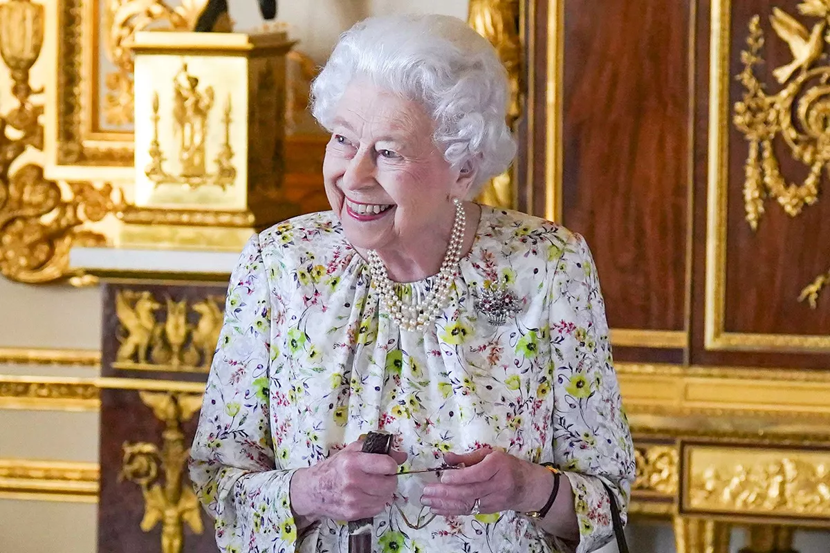 Queen Elizabeth II views artefacts from British craftwork company Halcyon Days to commemorate the company's 70th anniversary, Windsor Castle, Berkshire, UK - 23 Mar 2022