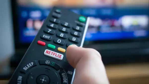 TV Remote Control with Netflix Button