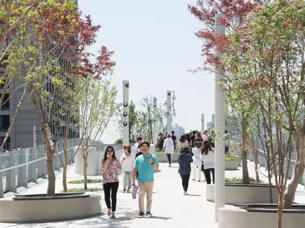 Second floor in Tlalpan divides opinions on functional and financial viability Skygarden-Seoul