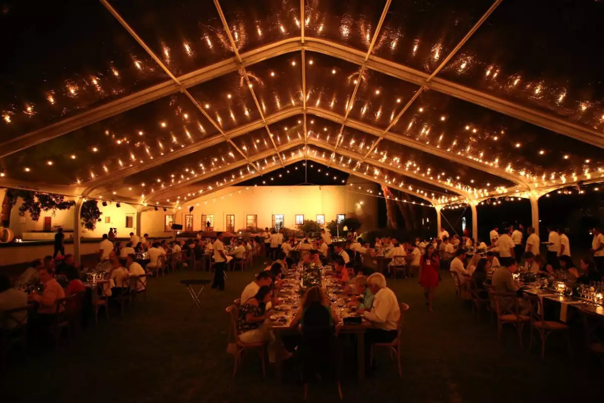 El festejo en Parras, Coahuila la noche del sábado
