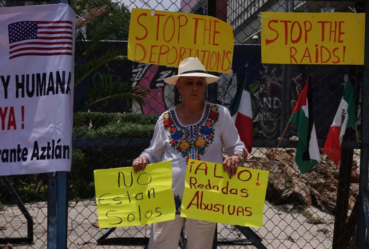 Protesta Embajada eu