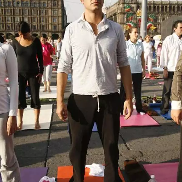 Yoga en el zocalo